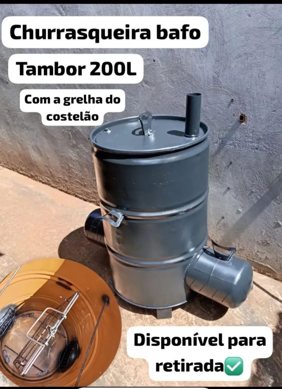 Churrasqueira tambor costelão 