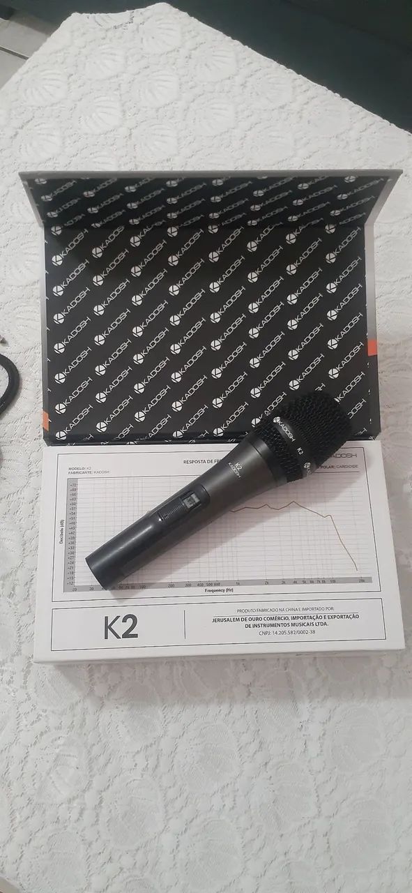 Microfone kadoch k2 semi novo 