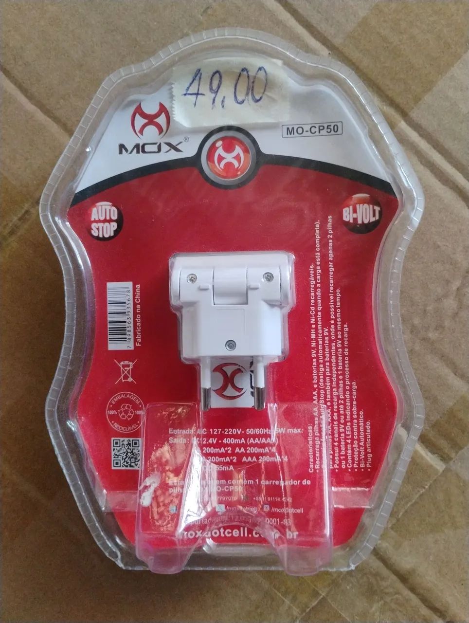 Carregador rápido para pilhas AA e AAA v9 recarregáveis - Foto 5