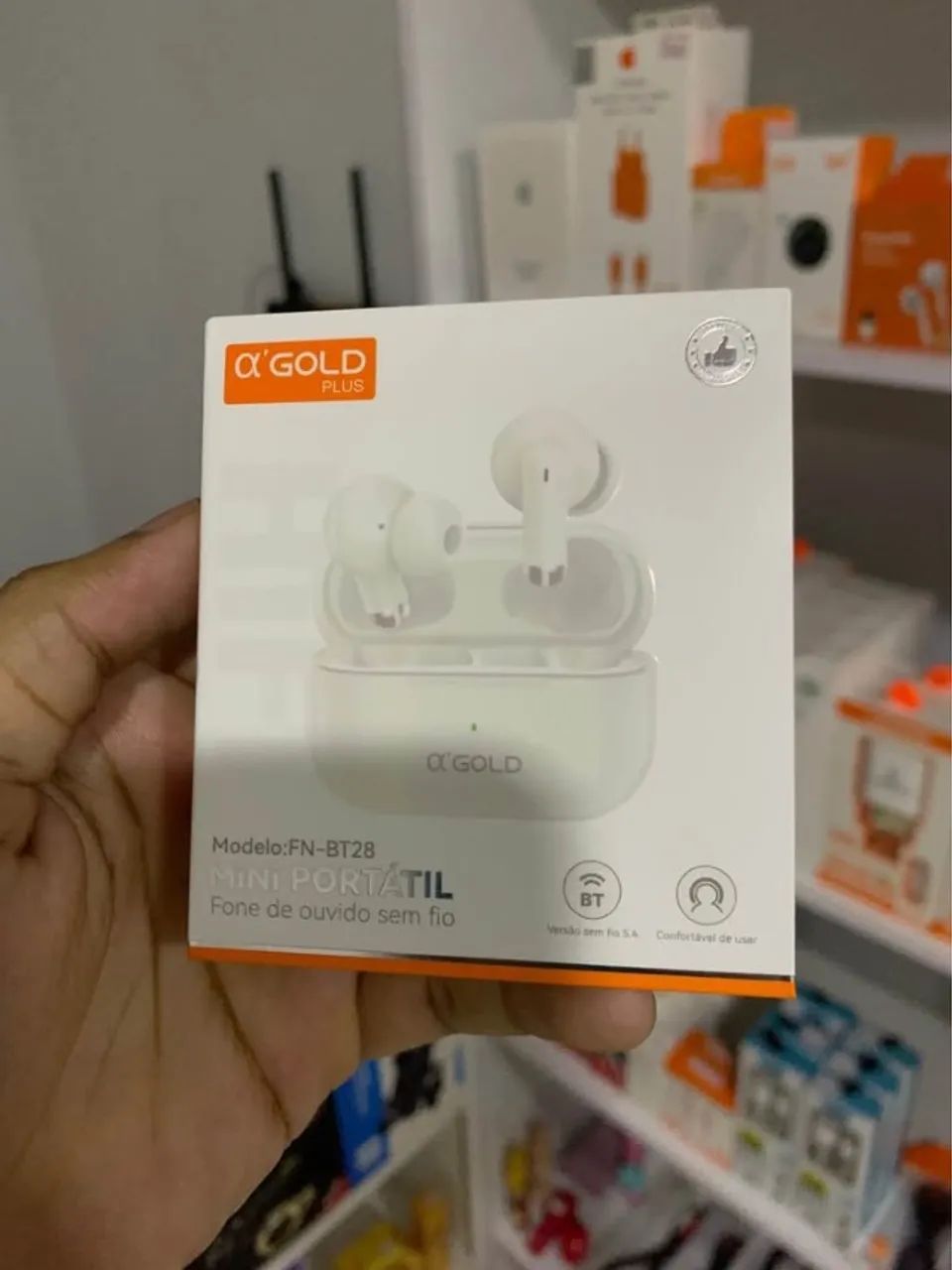 Fone Bluetooth mini a?gold