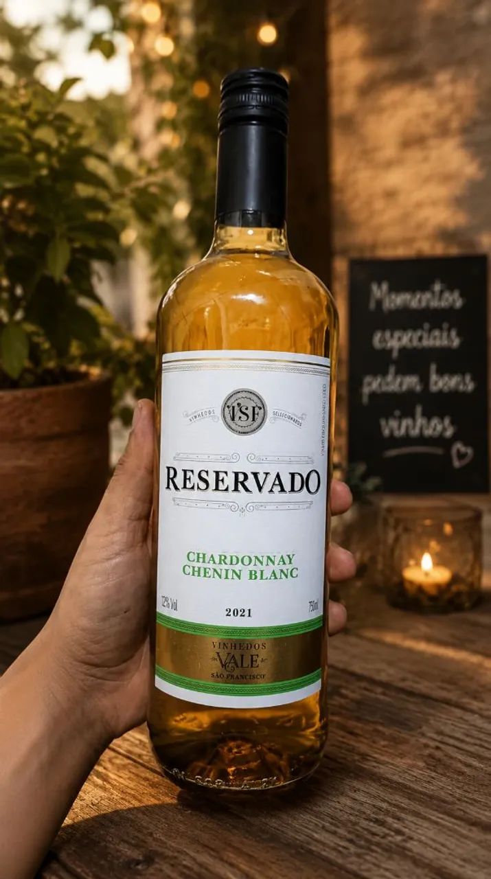 Caixa de vinho seco Reservado 