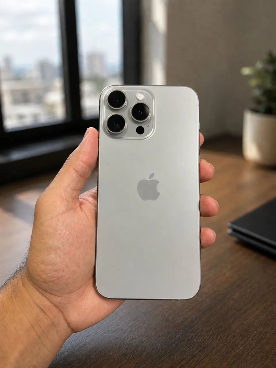 iPhone 16 Pro Max 256GB Natural Titanium | Seminovo  - Foto 2