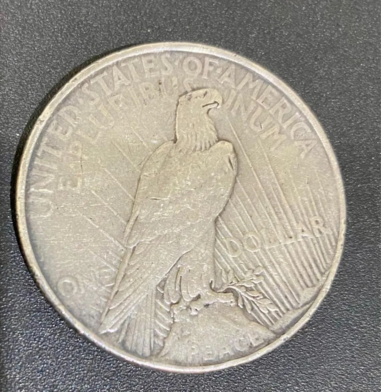 Estados Unidos- Moeda De Prata One Dólar 1924 - Foto 2