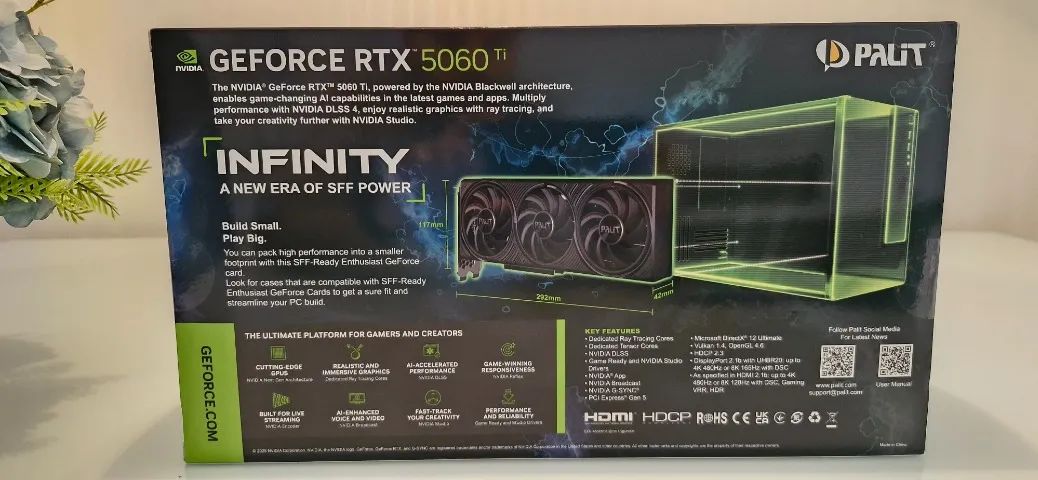 Placa de Vídeo Nvidia RTX 5060 Ti 16gb Palit Infinity - Foto 3