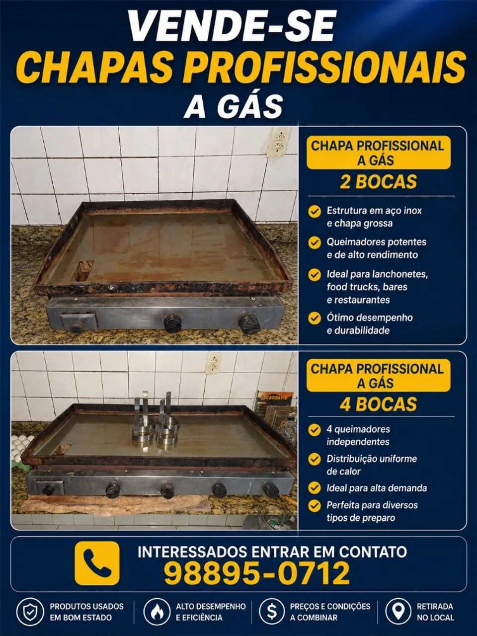 Equipamentos para restaurante 