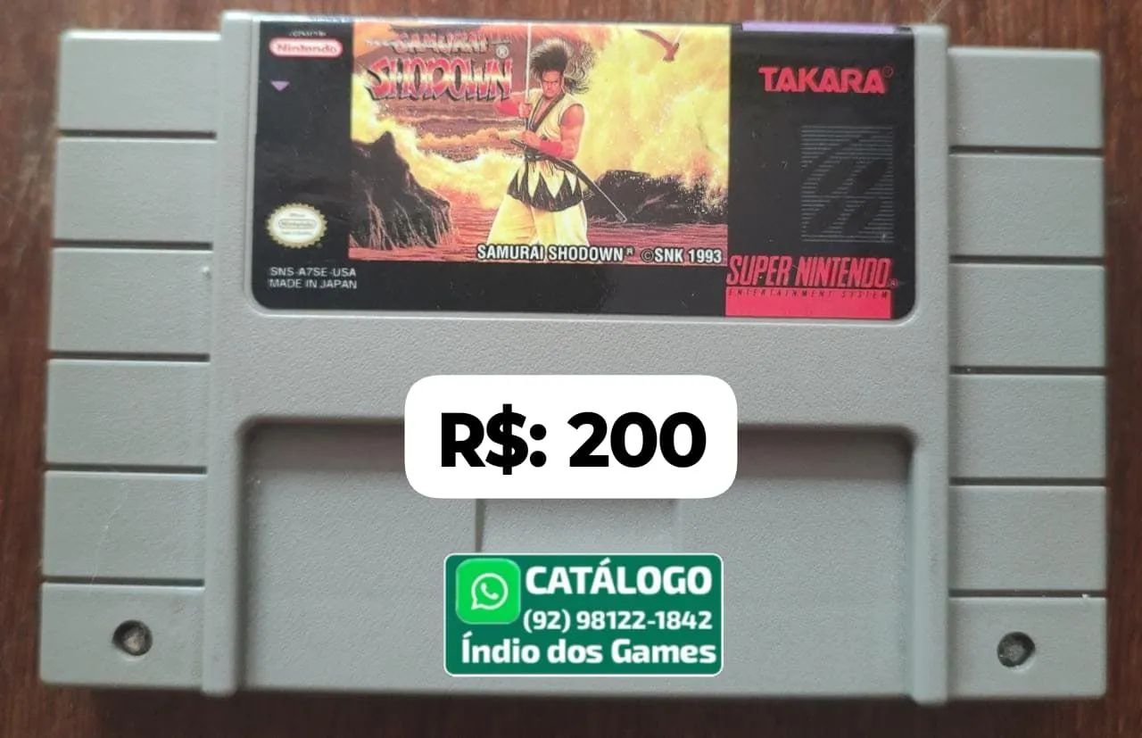 Samurai Shodown = R$: 200
