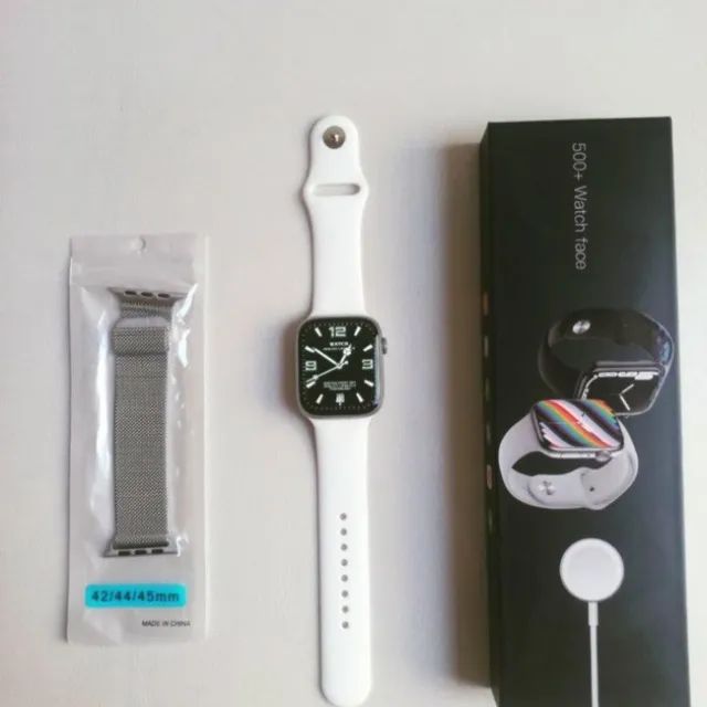 Smartwatch W28 Pro Série 8 45mm OriginaBluetooth Com Chamada e Monitor de Saúde ATUALIZADO - Foto 4
