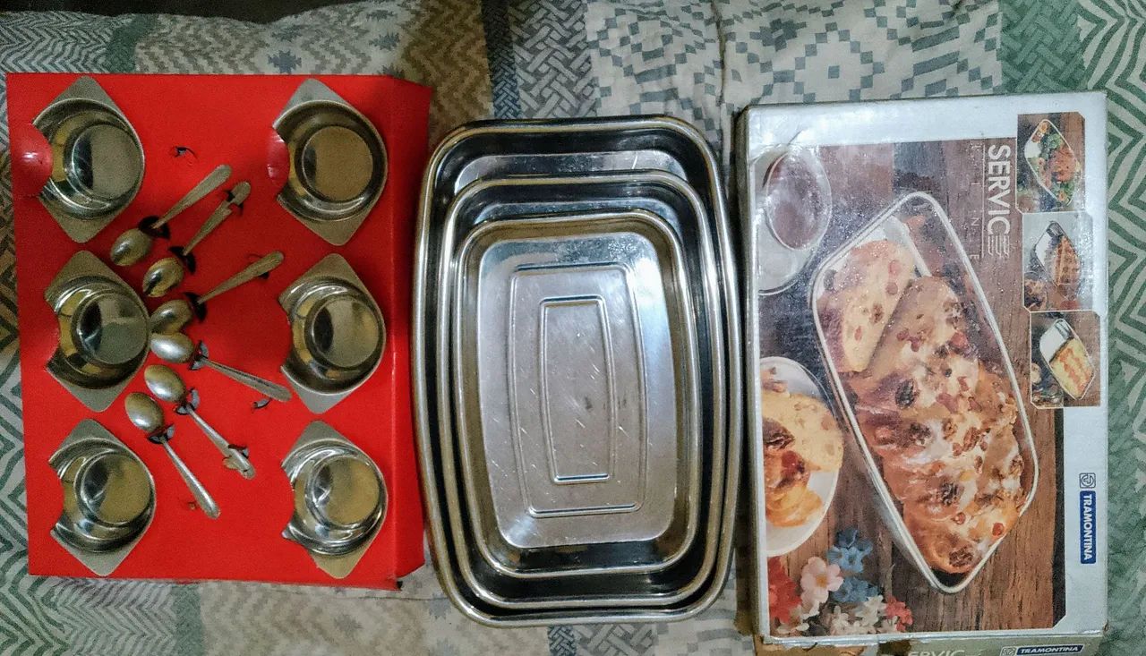 Conjunto de Assadeiras e kit sobremesa  - Foto 3