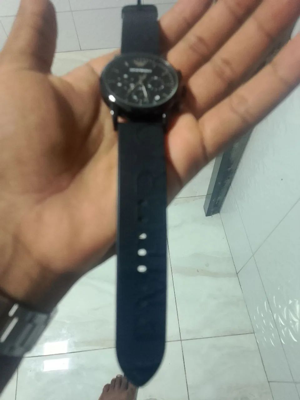 Relógio empório Armani preto - Foto 5