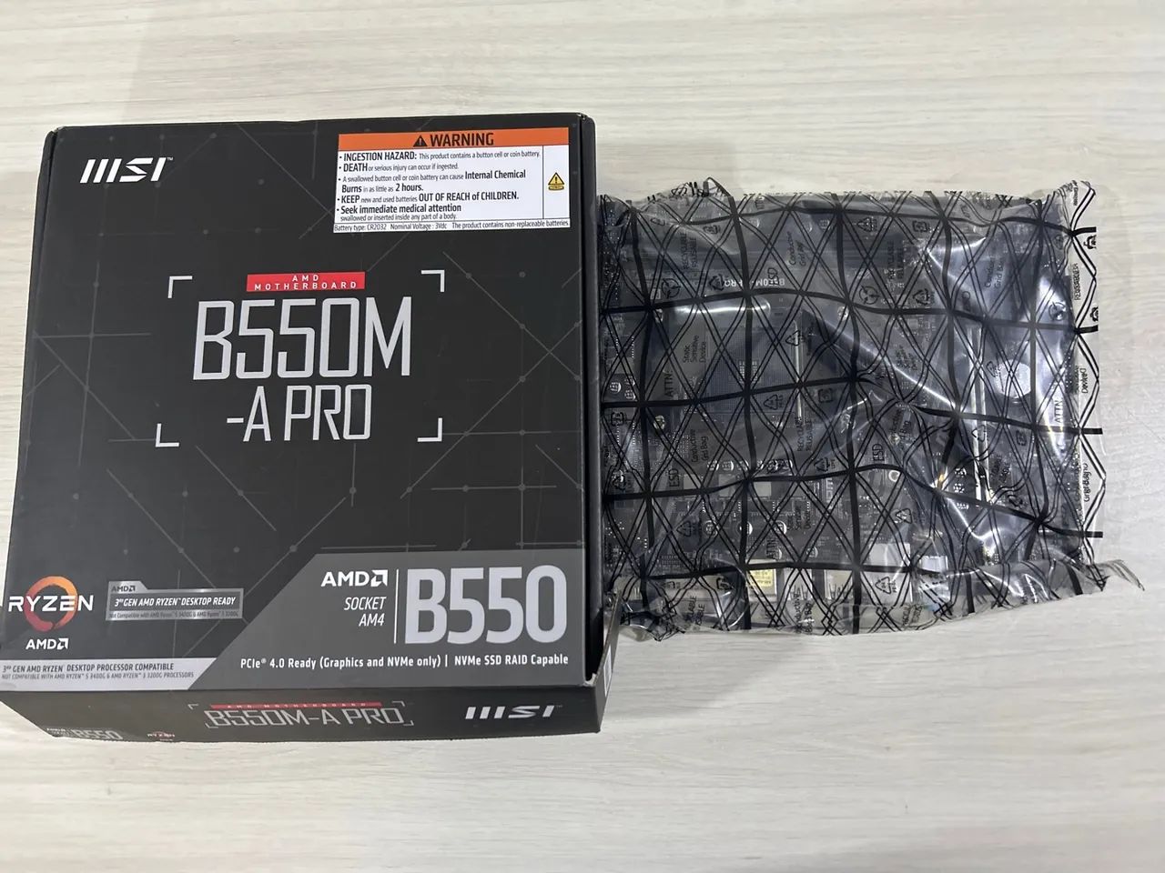 Placa Mãe B550M AMD nova sem uso