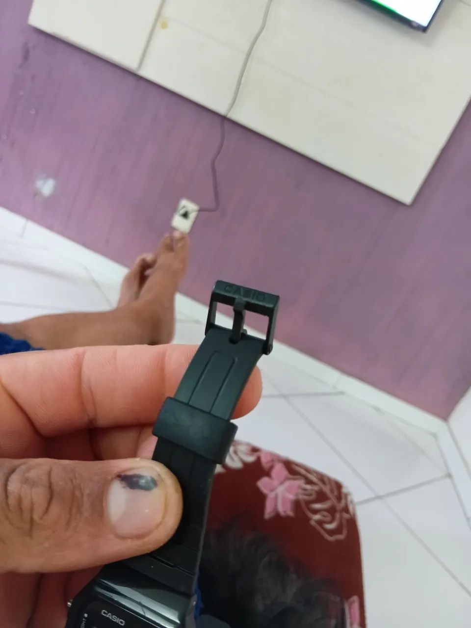 Relógio casio f-91w - Foto 4