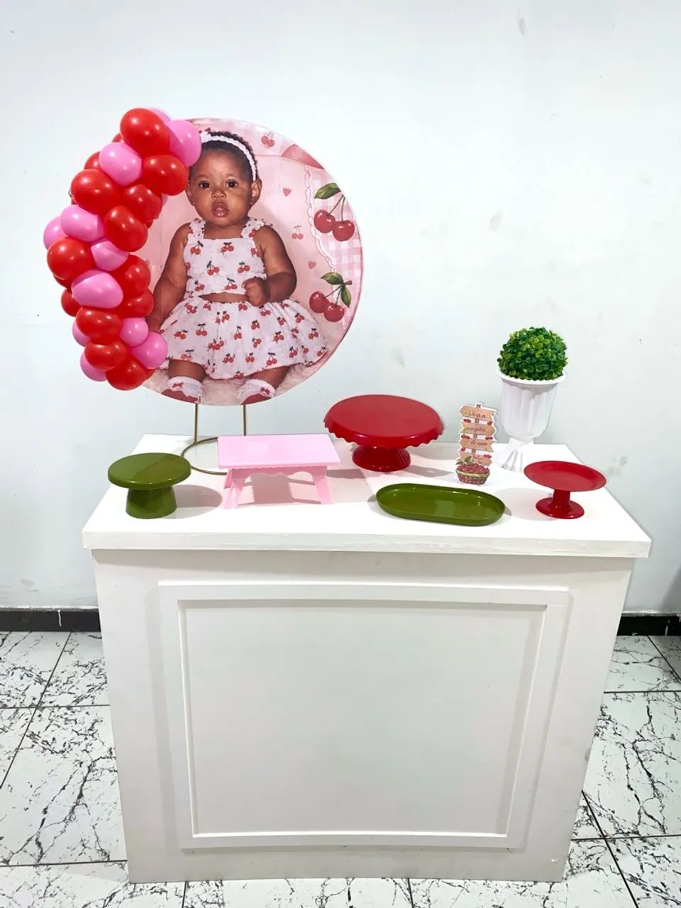 Festa na mesa decoração pegue e monte  - Foto 4