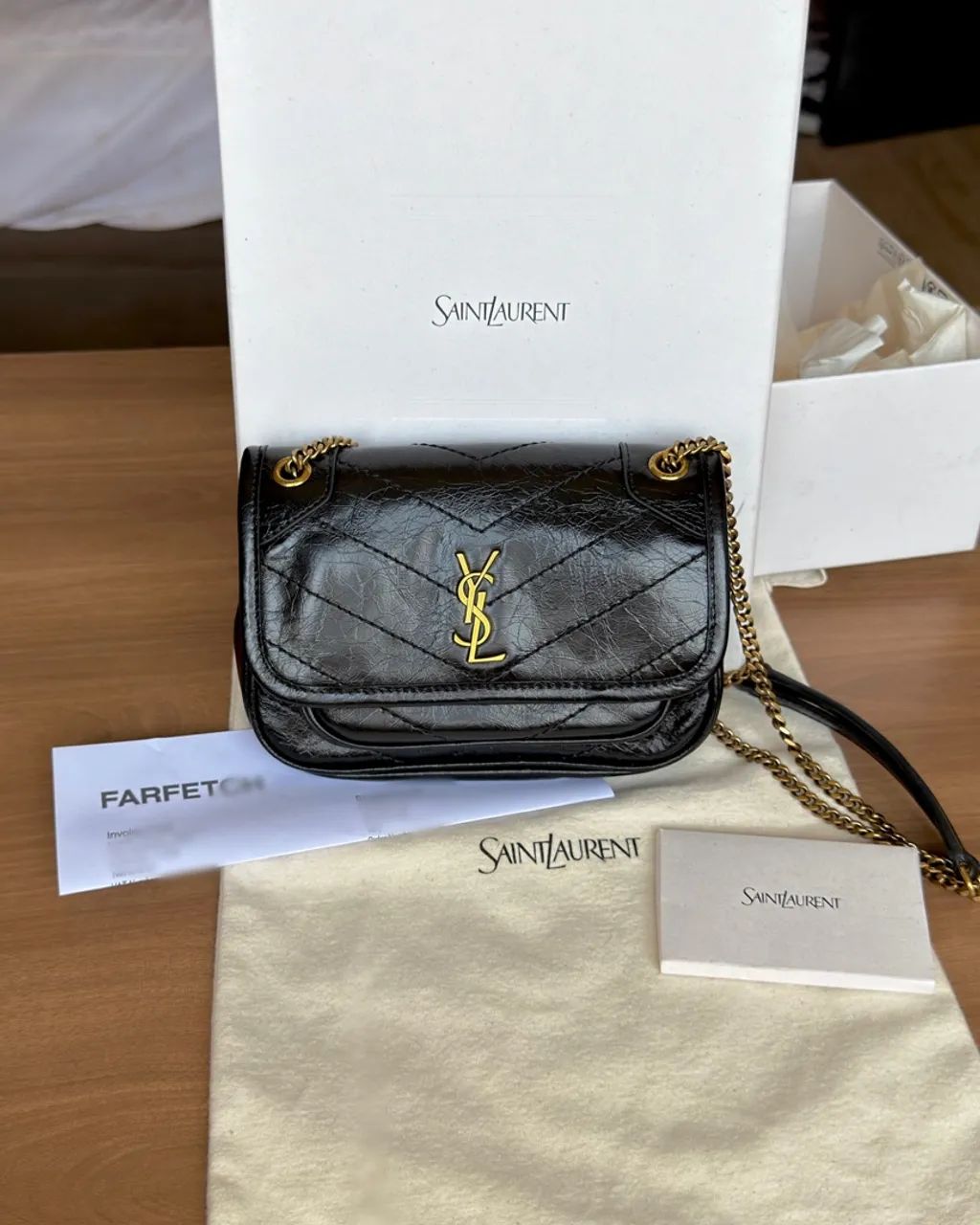 Bolsa Ysl Originak Niki mini Saint Laurent
