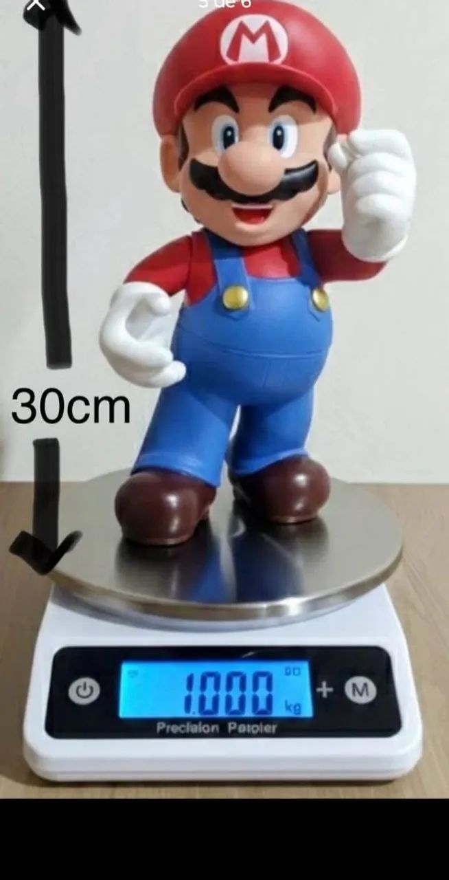 Super Mario Bros 30cm alta qualidade. NOVO. - Foto 5
