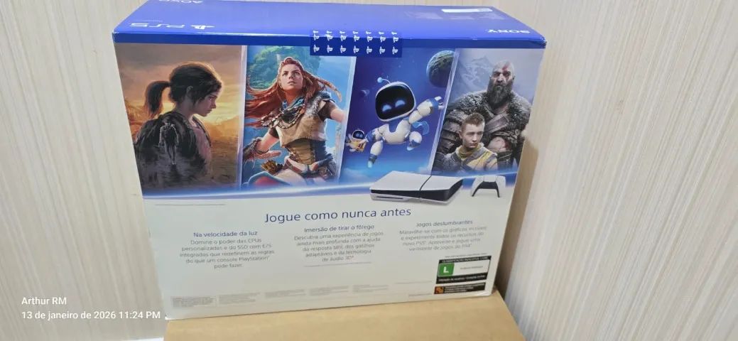 PlayStation 5 Slim com Leitor de Disco NOVO LACRADO COM GARANTIA 1TB -Sem jogos - CFI-2114 - Foto 2