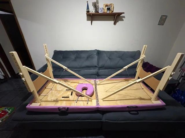 Maca de massagem portátil Barelle rosa - Foto 6