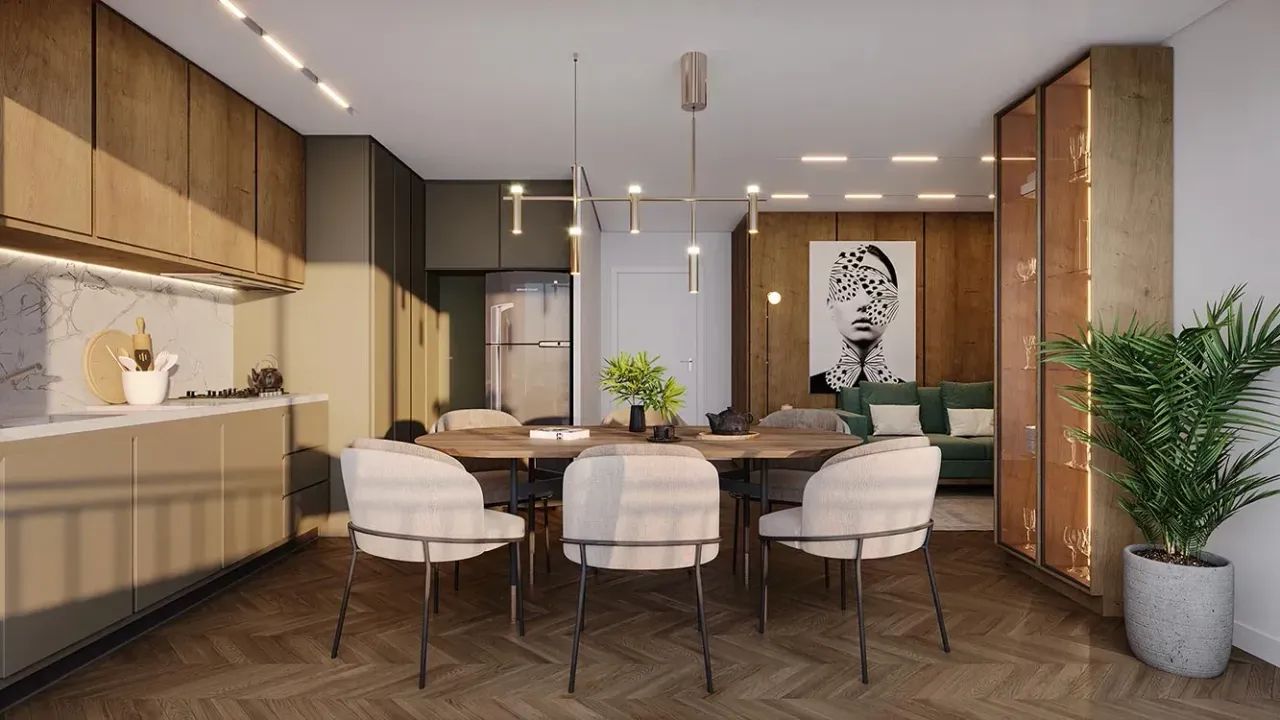 Apartamento 3 quartos sendo 1 suíte, ao lado da Praça do Sol, com Varanda com bancada e po - Foto 4