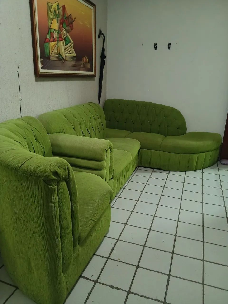 Sofa 3 partes Bem Conservado! - Foto 3