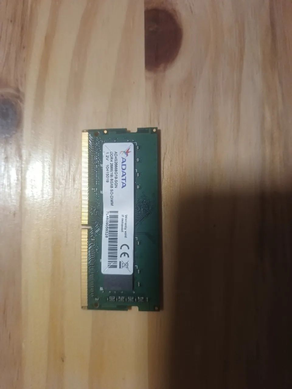 MEMÓRIA NOTEBOOK VERDE 8GB
