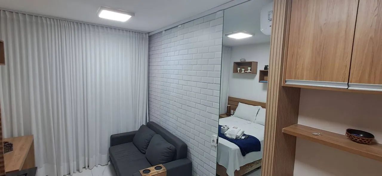 Apartamento QUARTO E SALA Mobiliado no Smart Itapuã - 24m² - Foto 2