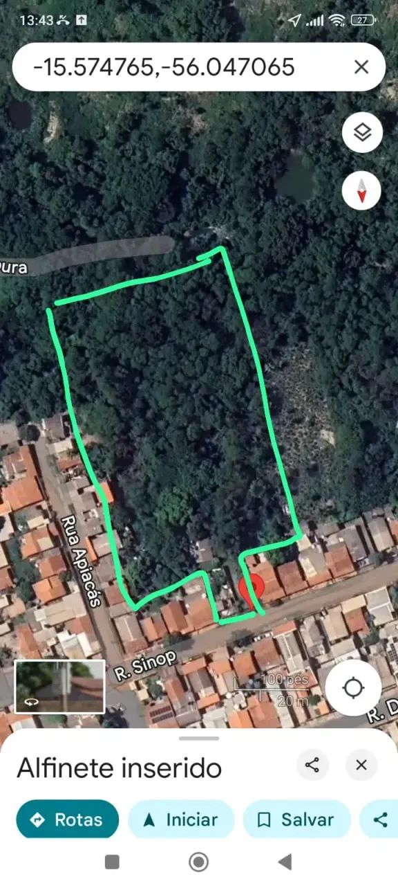 Terreno de 10.980m² na região do CPA III em Cuiabá codigo: 307069