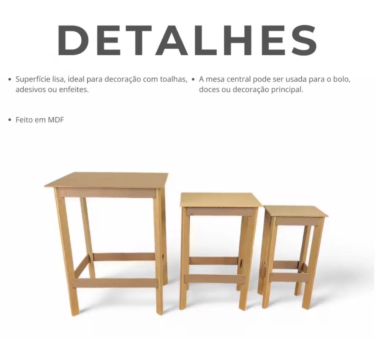 Conjunto de mesas 