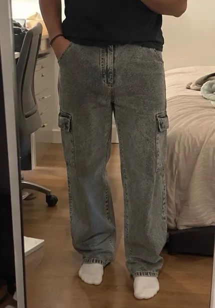 Calça Jeans baggy 36