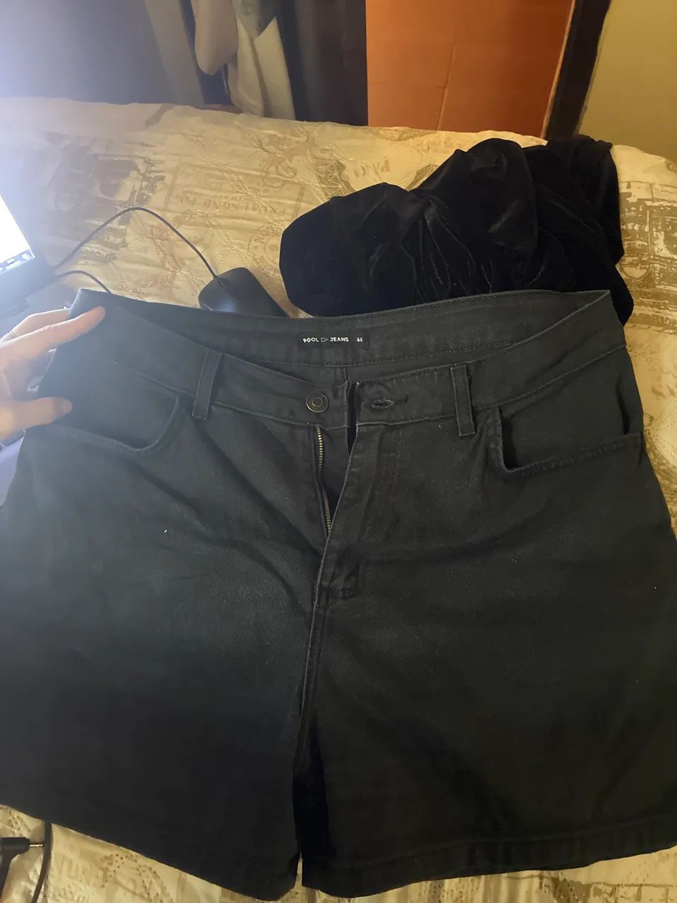 Bermuda jeans feminina 44 nova 