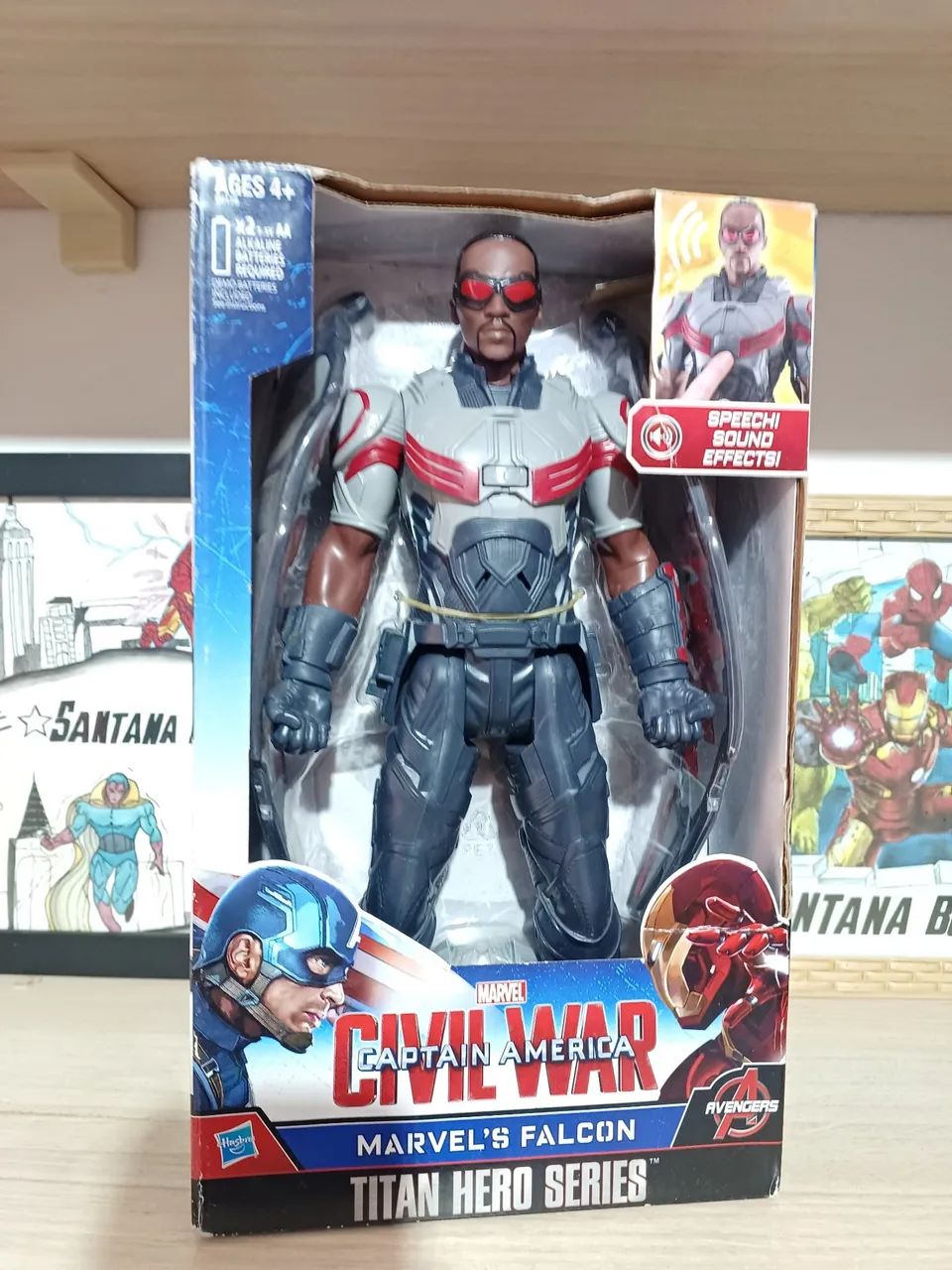 Falcão Negro Eletrônico 30cm original marca Hasbro  - Foto 3