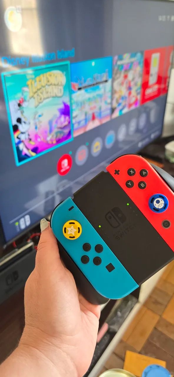 Nintendo Switch v2 com Cartao  - Foto 3