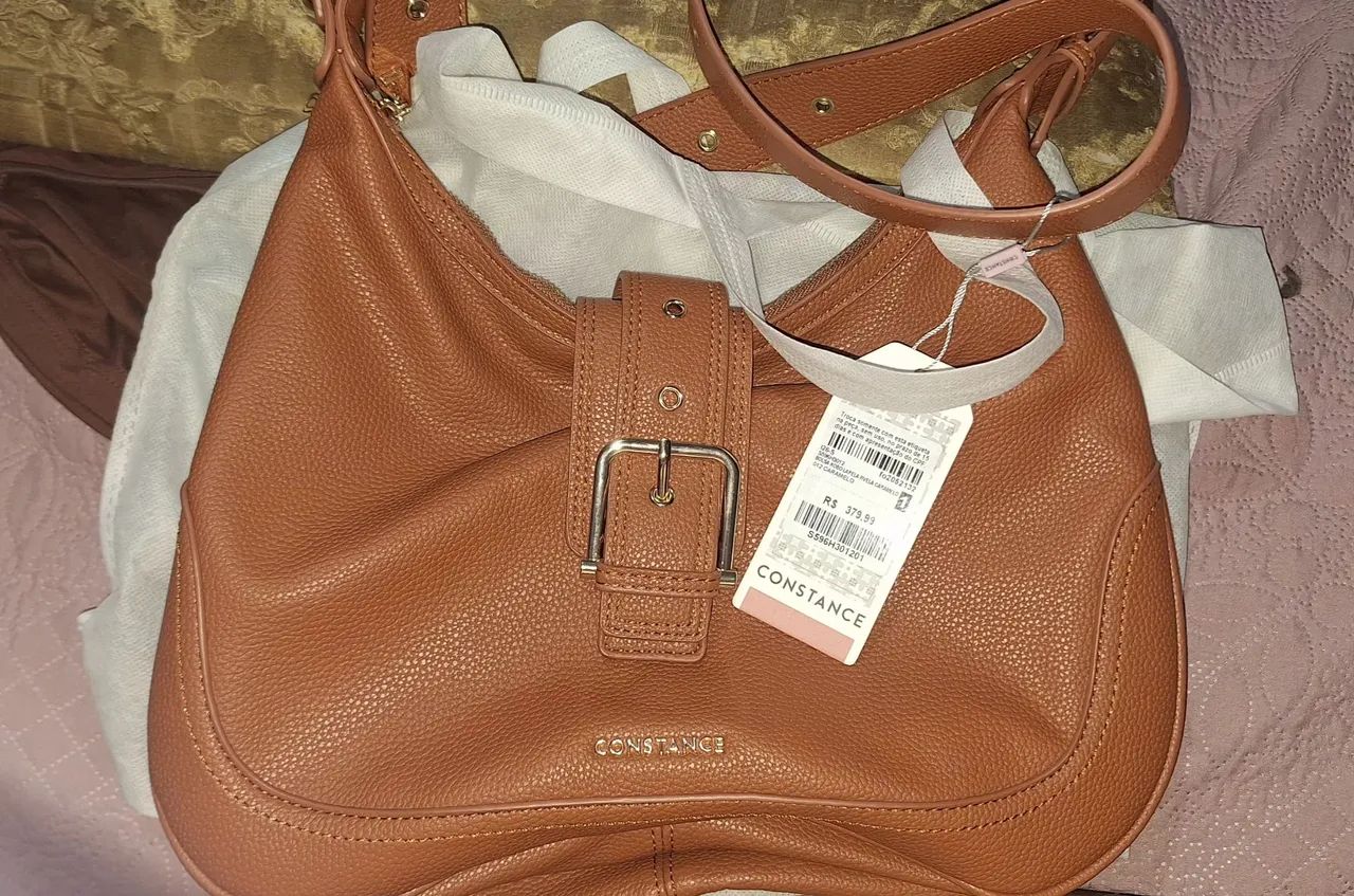 Bolsa caramelo Constance - Foto 5
