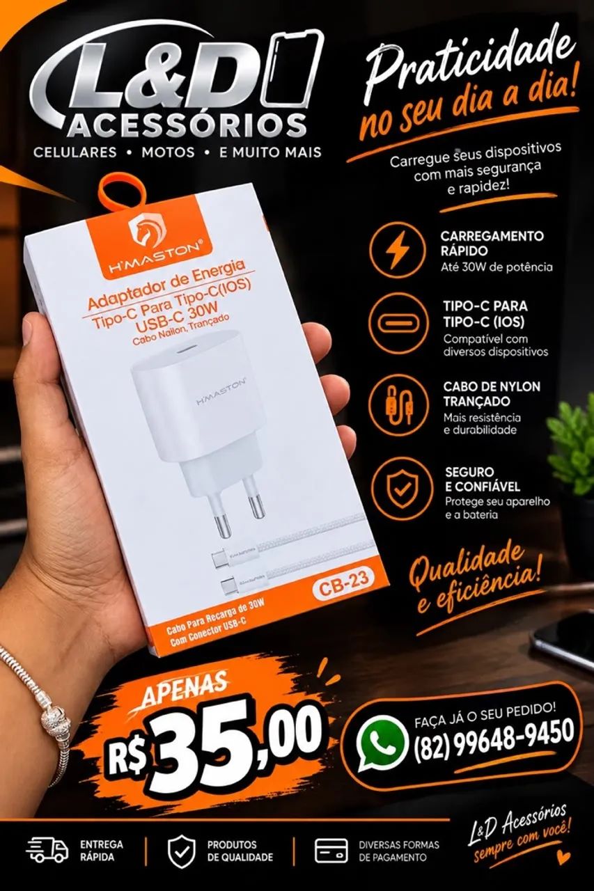 Carregador tipo c 