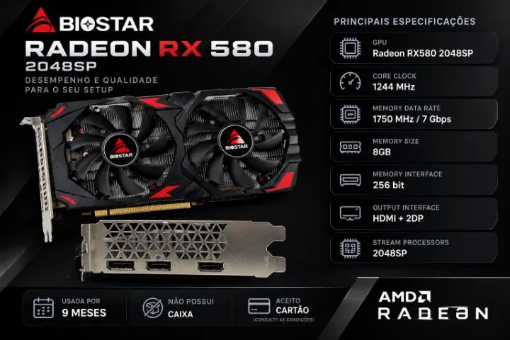 RX 580 - Biostar