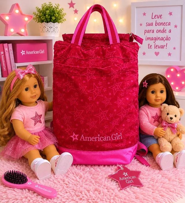 Mochila de transporte de bonecas