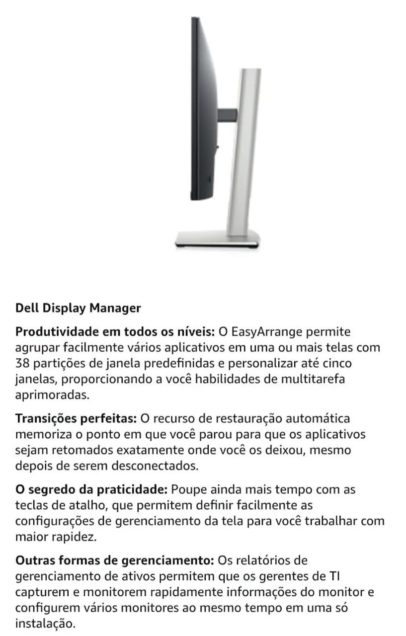 Monitor Dell P2422H de 23,8 polegadas. - Foto 4