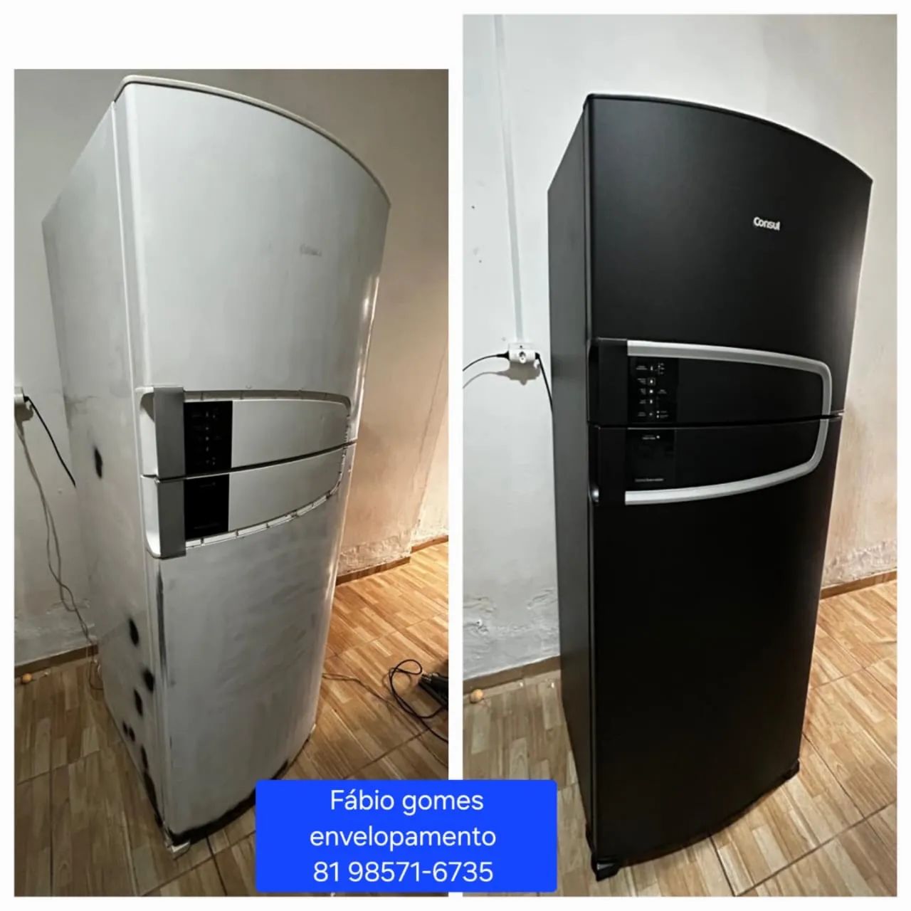 Deixe sua geladeira nova com envelopamento  - Foto 2