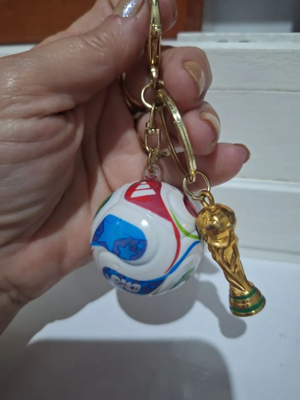 Chaveiro com a bola da copa - Foto 3