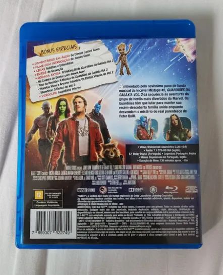 Blu-Ray - Guardiões da Galáxia vol 2 - Foto 2