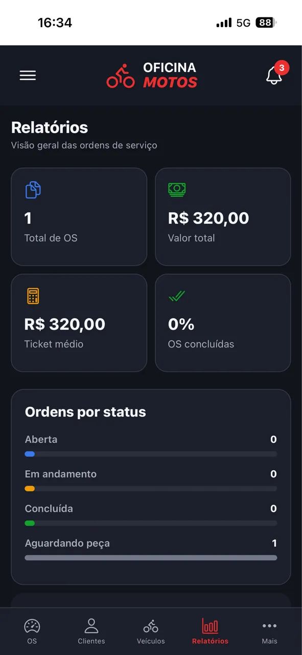 Aplicativo Ordem de Serviço