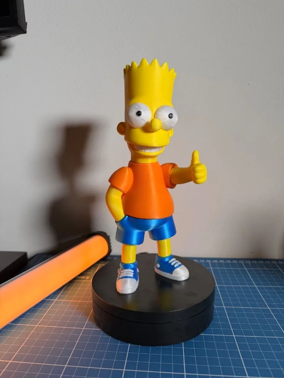 BART SIMPSON EM IMPRESSÃO 3D