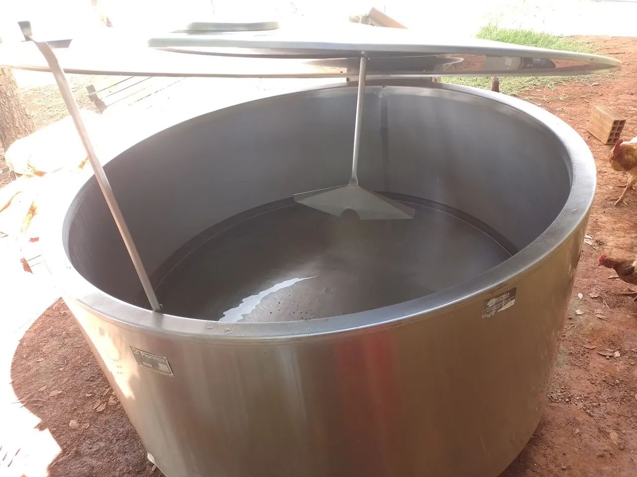 Resfriador de leite de 1000 litros 