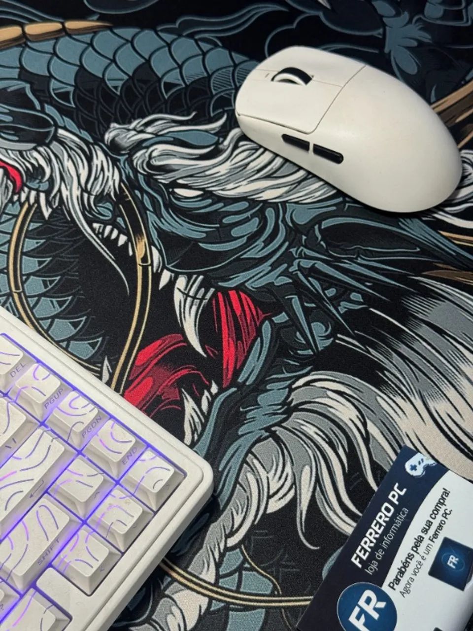 Mousepad Gamer Dragon 40x90cm - Foto 2