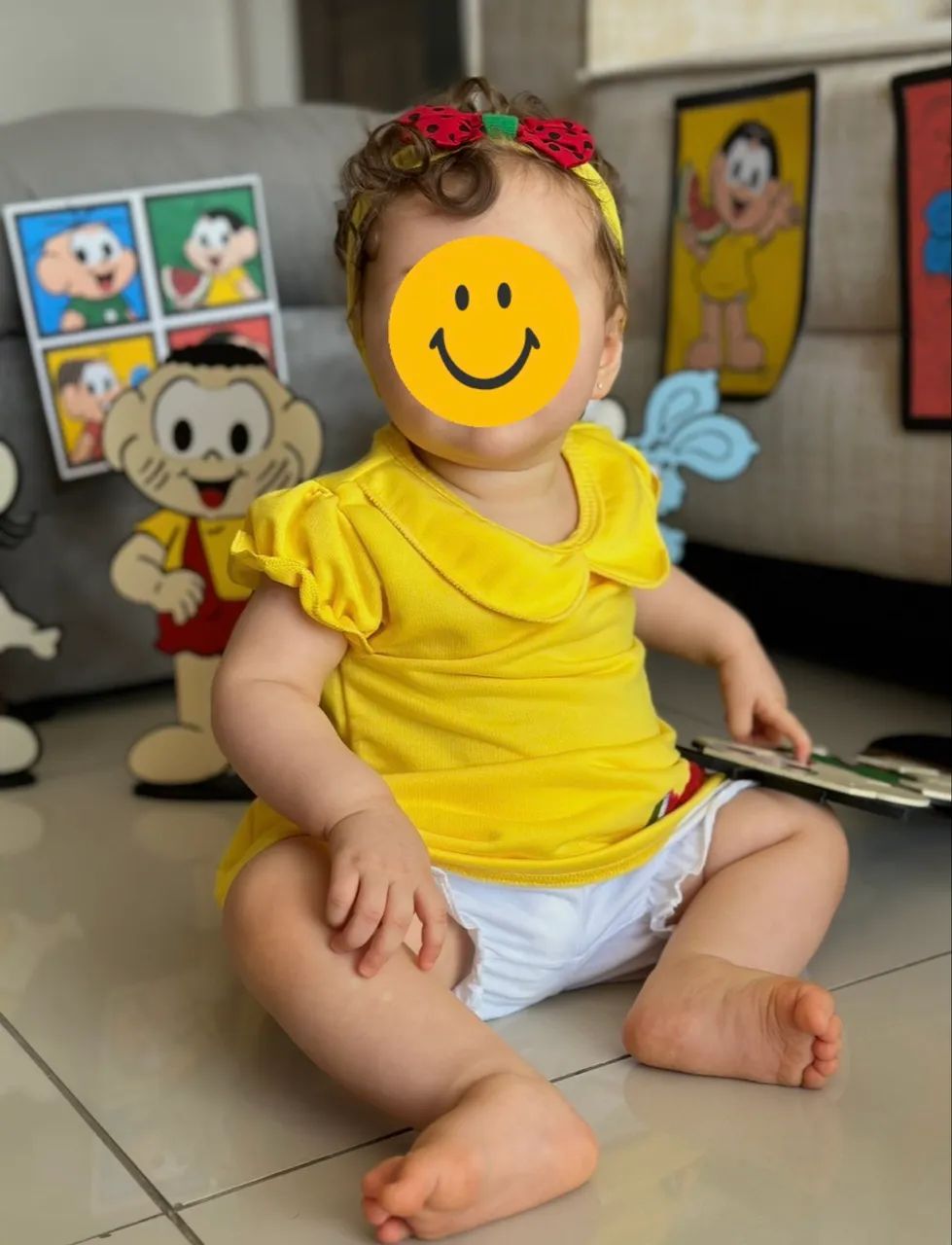 Fantasia infantil Magali. Turma de Mônica  - Foto 4