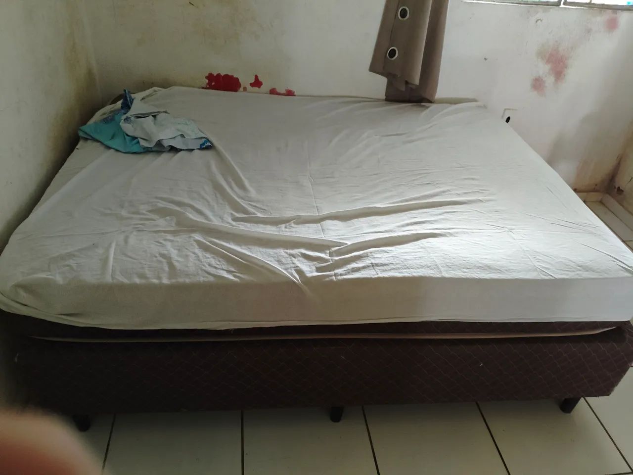 Cama Elástica de Casal com Colchão - Foto 2
