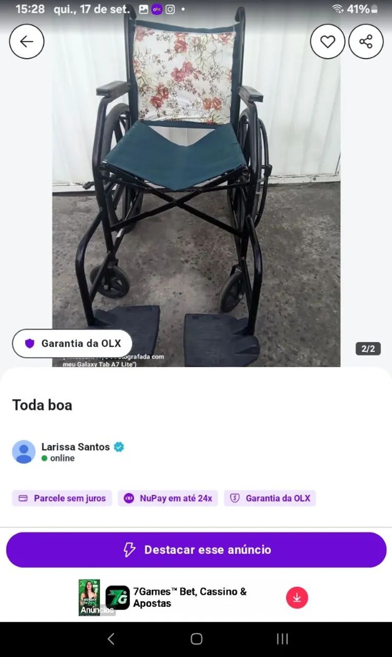 Cadeira do roda