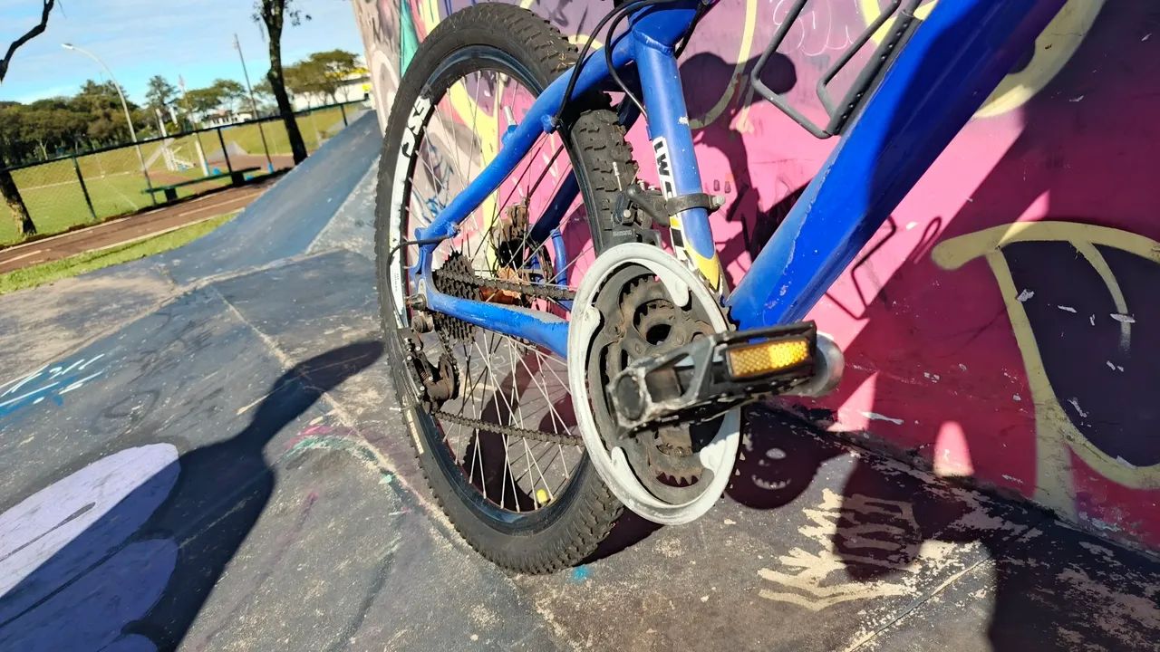 BICICLETA AZUL SEMINOVA ARO 26 - Foto 6