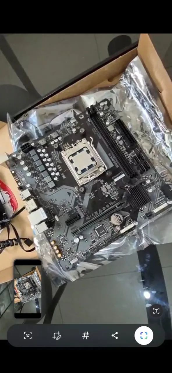 PLACA MÃE GIGABYTE B650M H,DD5, MICRO ATX AM5 - Foto 2