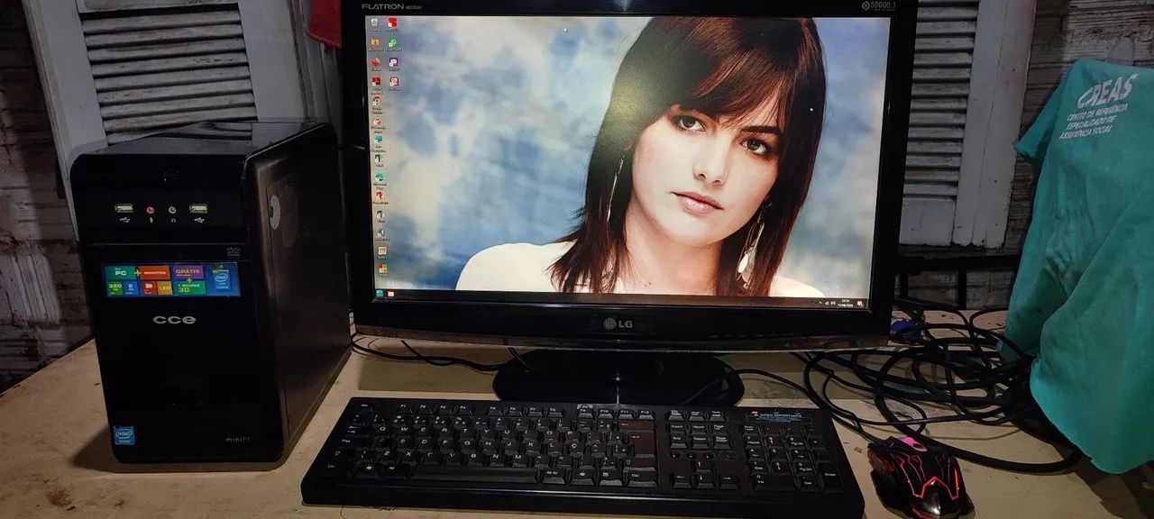 Mini computador completo com monitor de 23 polegadas  - Foto 3