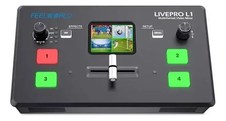 Mesa De Corte Switcher Mixer Feelworld Livepro L1 Usada - Foto 4