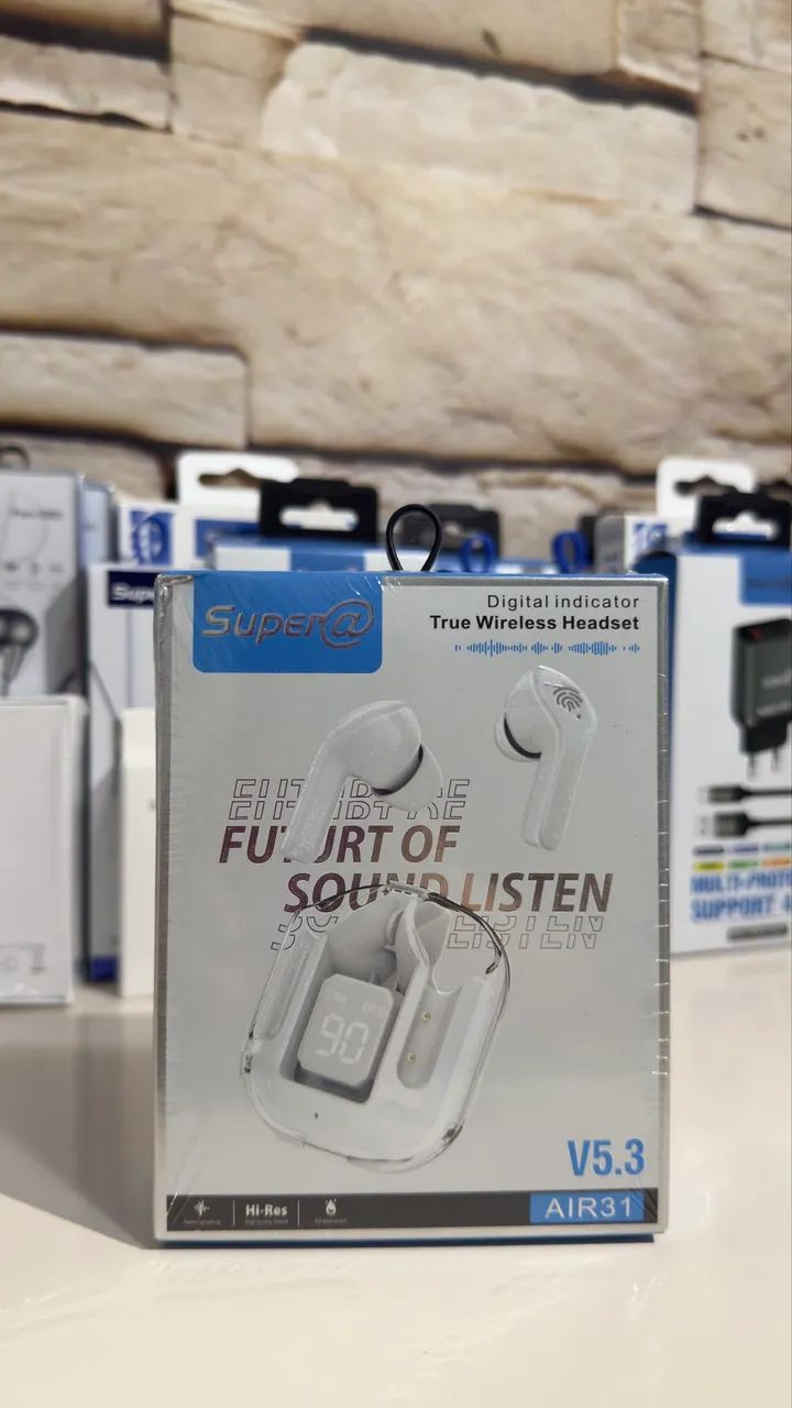 Fone de ouvido Bluetooth 